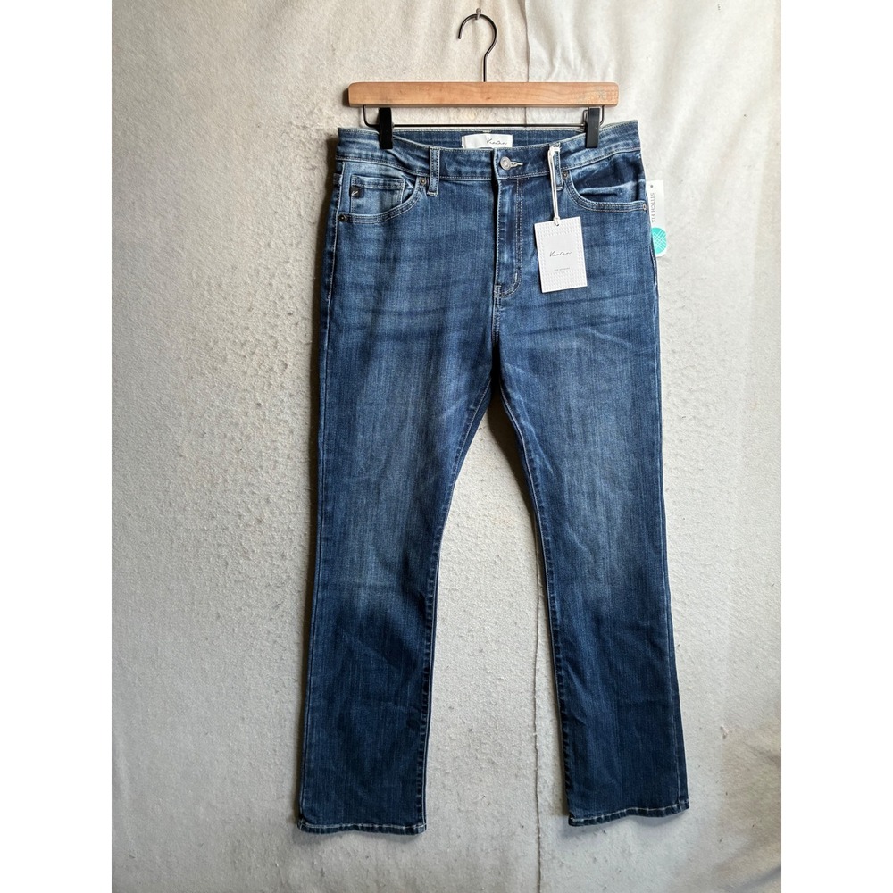 Kan Can Charles High Rise Bootcut Jeans Dark Indigo BT1071TC-2 Size 10 30